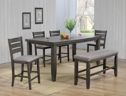 2752GY-6P BARDSTOWN CTR HGT DINING GREY