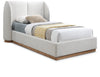 Jardin Boucle Fabric Twin Bed