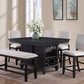 2772CL-6P REGENT CT HT DINING CHARCOAL