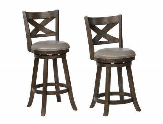 2793-2993-GY KIPPER SWIVEL BARSTOOL GREY