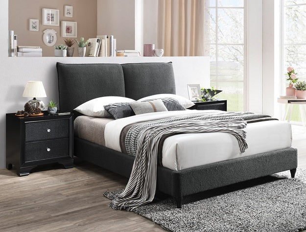 5106CL-ALL JENN CHARCOAL BED FRAME