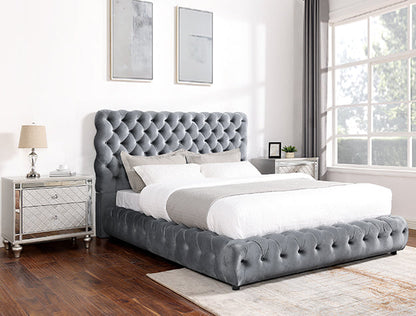 5112GY-ALL FLORY BED GRAY