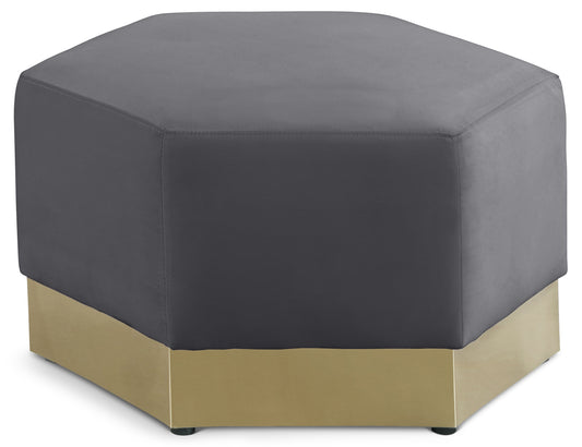 Marquis Velvet Ottoman