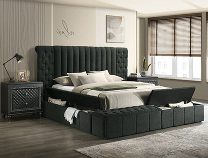 5201CL-ALL DANBURY CHARCOAL BED