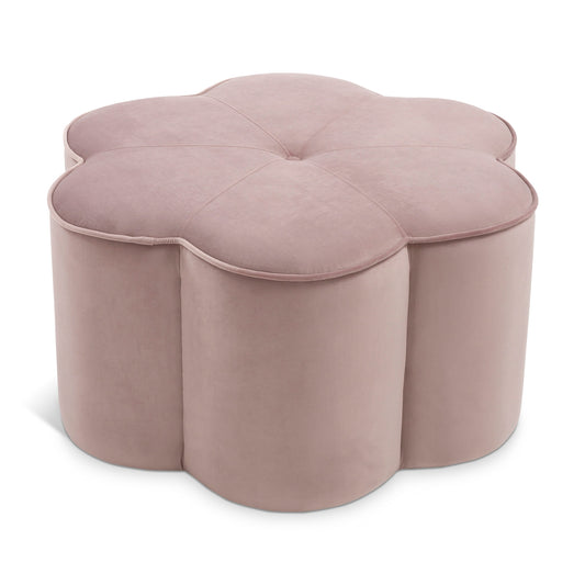 Daisy Velvet Ottoman