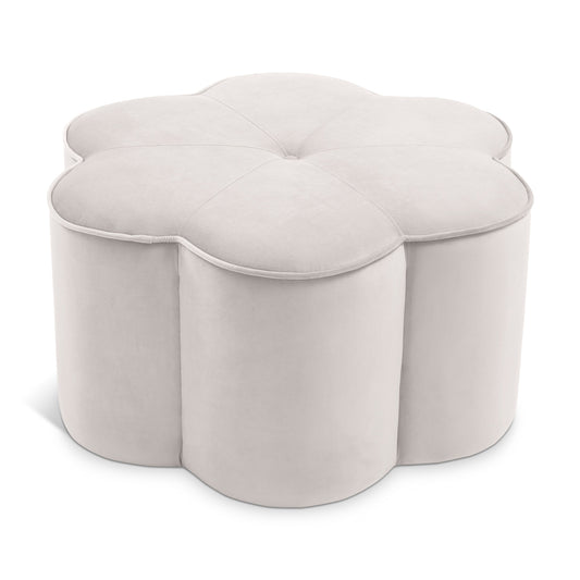 Daisy Velvet Ottoman