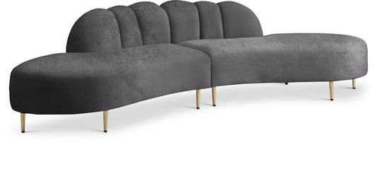 Divine Velvet 2pc. Sectional