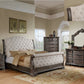 SETB1120-88 SHEFFIELD GREY SLEIGH BEDROOM