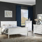 SETB3650 LOUIS PHILIP WHITE BEDROOM GROUP