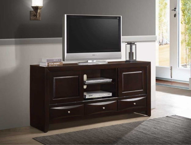 B4260-7 EMILY TV STAND DARK CHERRY