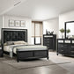 SETB4398 LILA BLACK BEDROOM GROUP