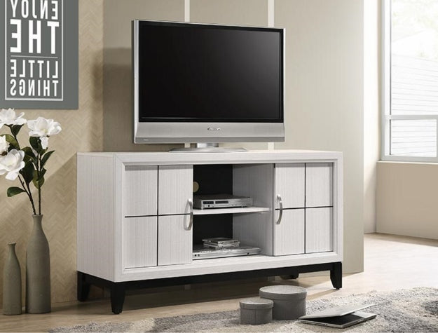 B4610-8 AKERSON TV STAND CHALK