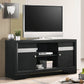 B4670-8 REGATA TV STAND BLACK/SILVER