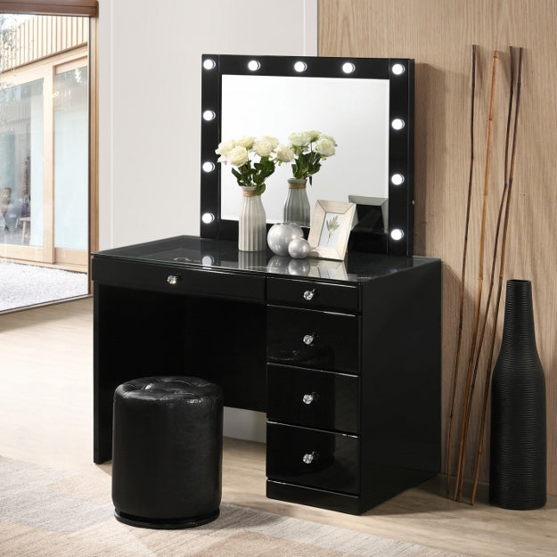 B4851BKSET MORGAN VANITY SET BLACK