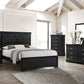 SETB6918 AMALIA BLACK BEDROOM GROUP